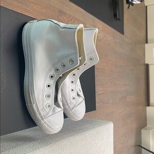 Converse White High-Top Sneakers